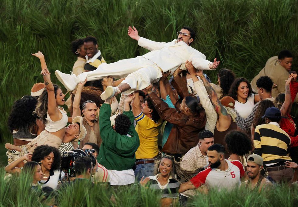 'Hypocrites': GOP lambasted as video shows halftime show played at Trump Super Bowl party