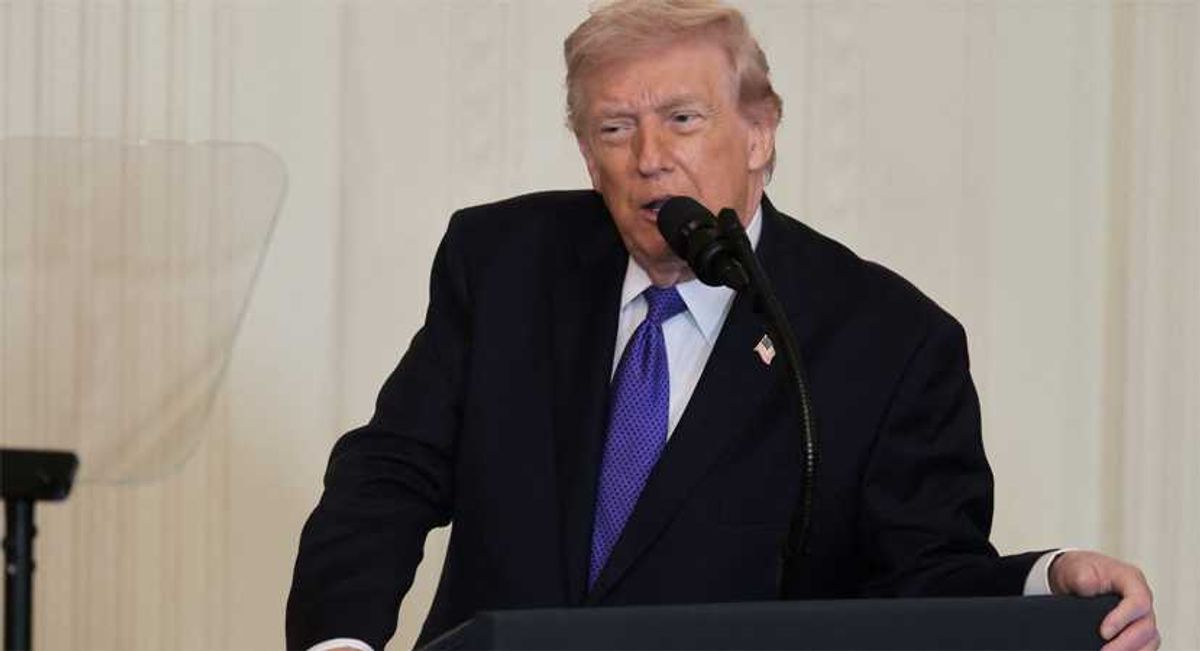 'Did I hear right?' Trump baffles observers by talking about drapes at military ceremony