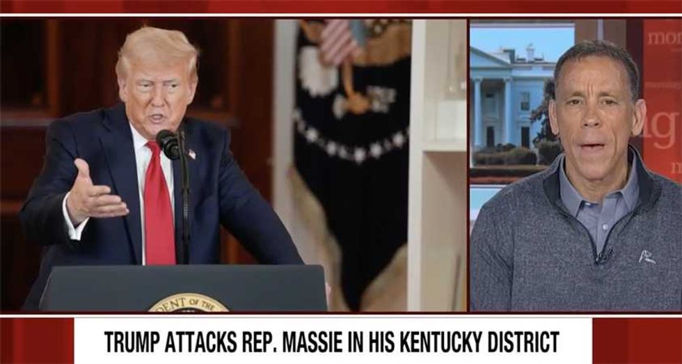 'He's in a hell of a hole': Trump given notice it's all falling apart