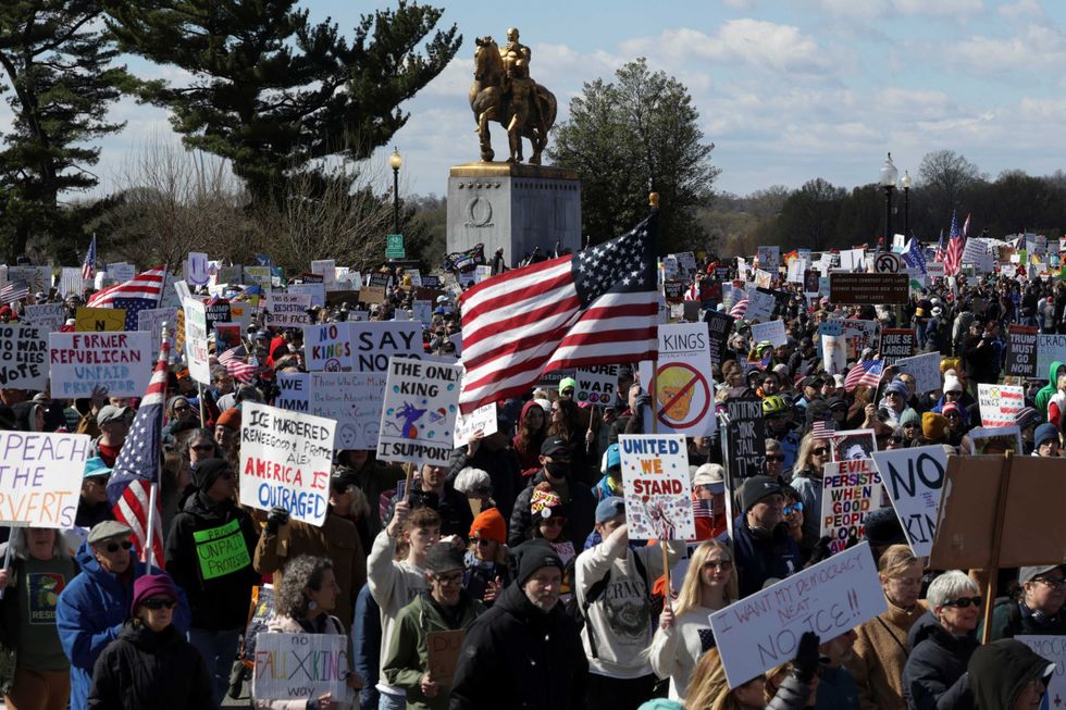 Up to 9 million join nationwide ‘No Kings’ protests opposing Trump policies