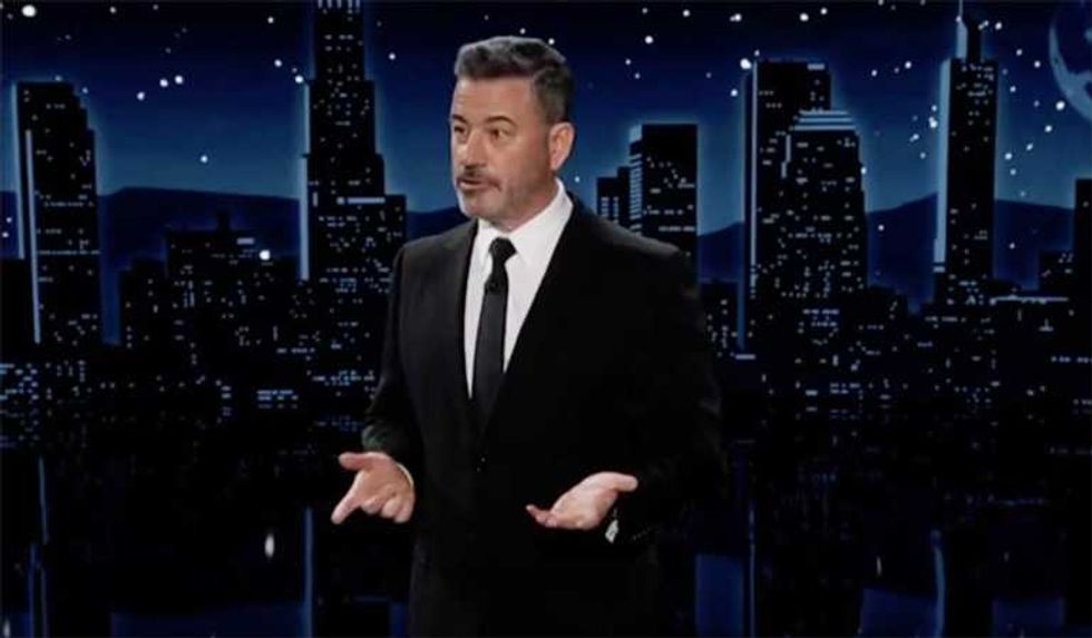 Trump accused of act of 'desperation' as he clings to Jimmy Kimmel 'distraction'