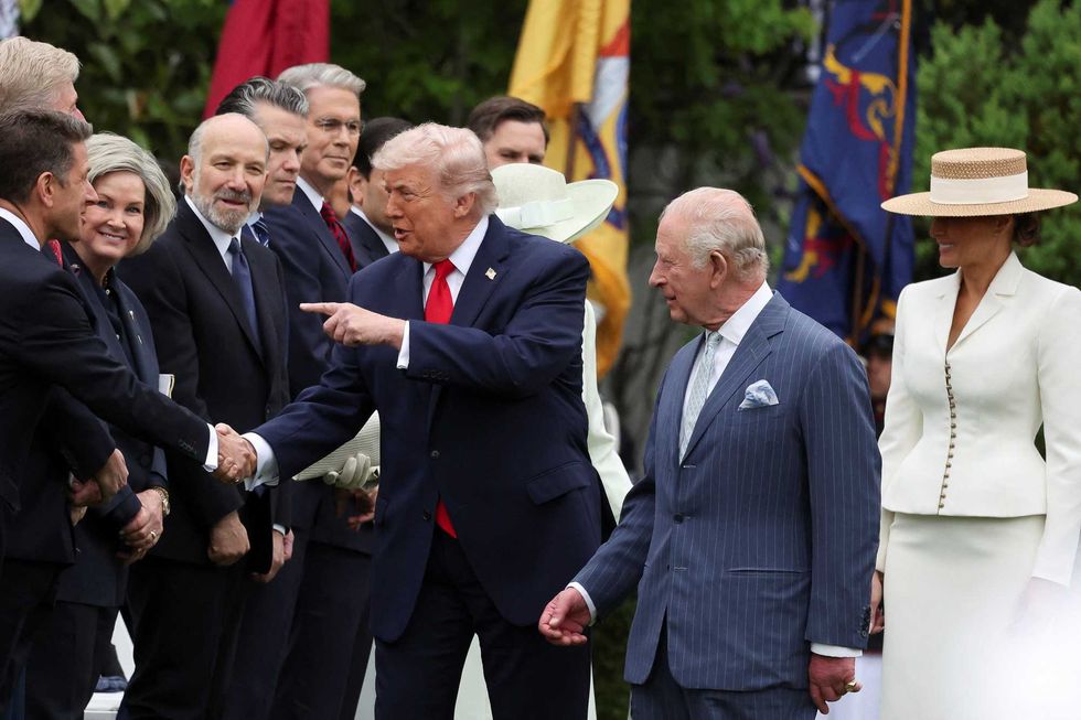 'Classless Trump' jeered for 'very rude' interaction with King Charles on White House lawn