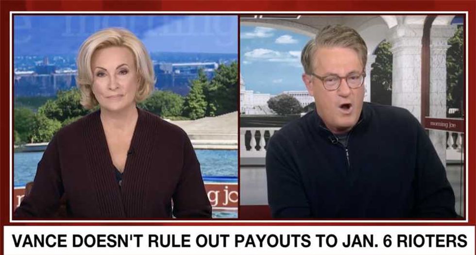 Morning Joe's epic meltdown over Trump giving millions to 'cop killers' leads to apology