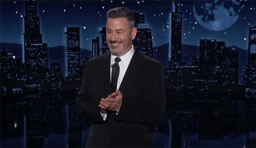 Kimmel audience bursts into cheers at senator's 'perfect comeback' to Todd Blanche's whine