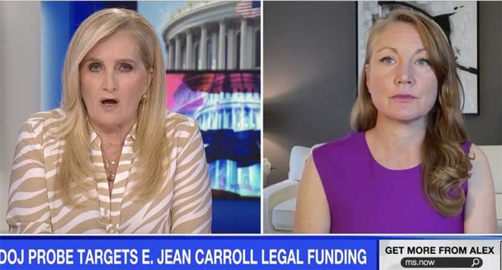 Trump rape comment sends MS NOW host scurrying for clarification