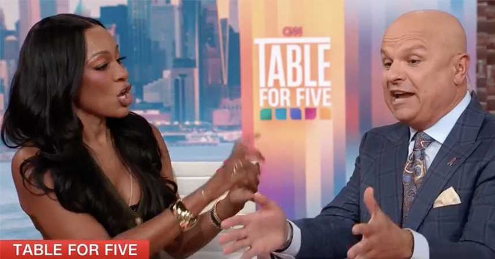 CNN panel spirals into shouting match with claim Trump 'hates Black people'