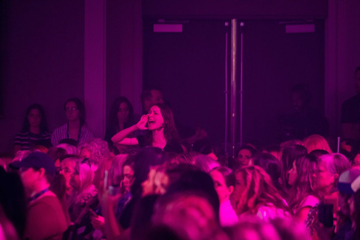 Heckler ejected after lobbing brutal insult at Erika Kirk: ‘Protects pedophiles!’