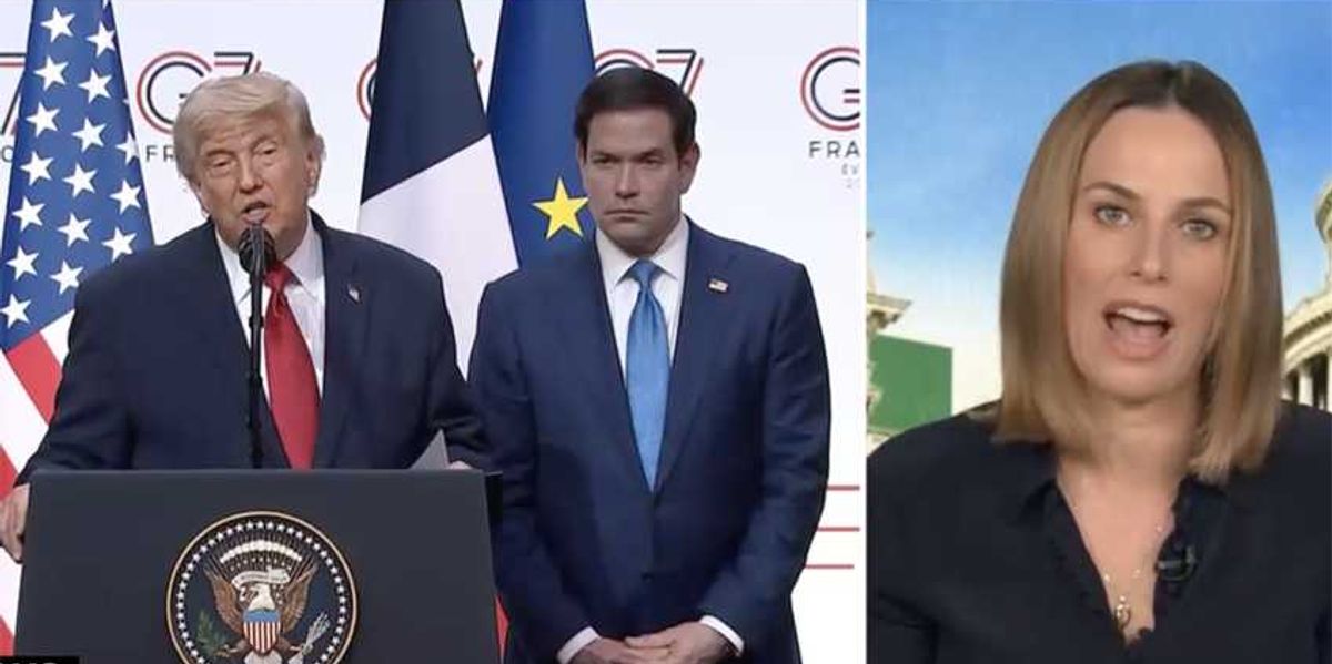 Trump's 'rambling and incoherent' G7 press conference pushes MS NOW to cut away
