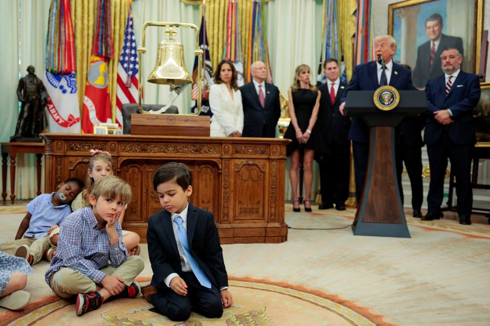 Stunned silence and awkward laughs in Oval Office at MAGA senator's FIFA admission