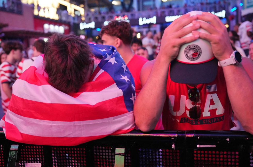 Clip of Belgium's locker room mockery of Trump leaves fans musing he's a 'hex' on US