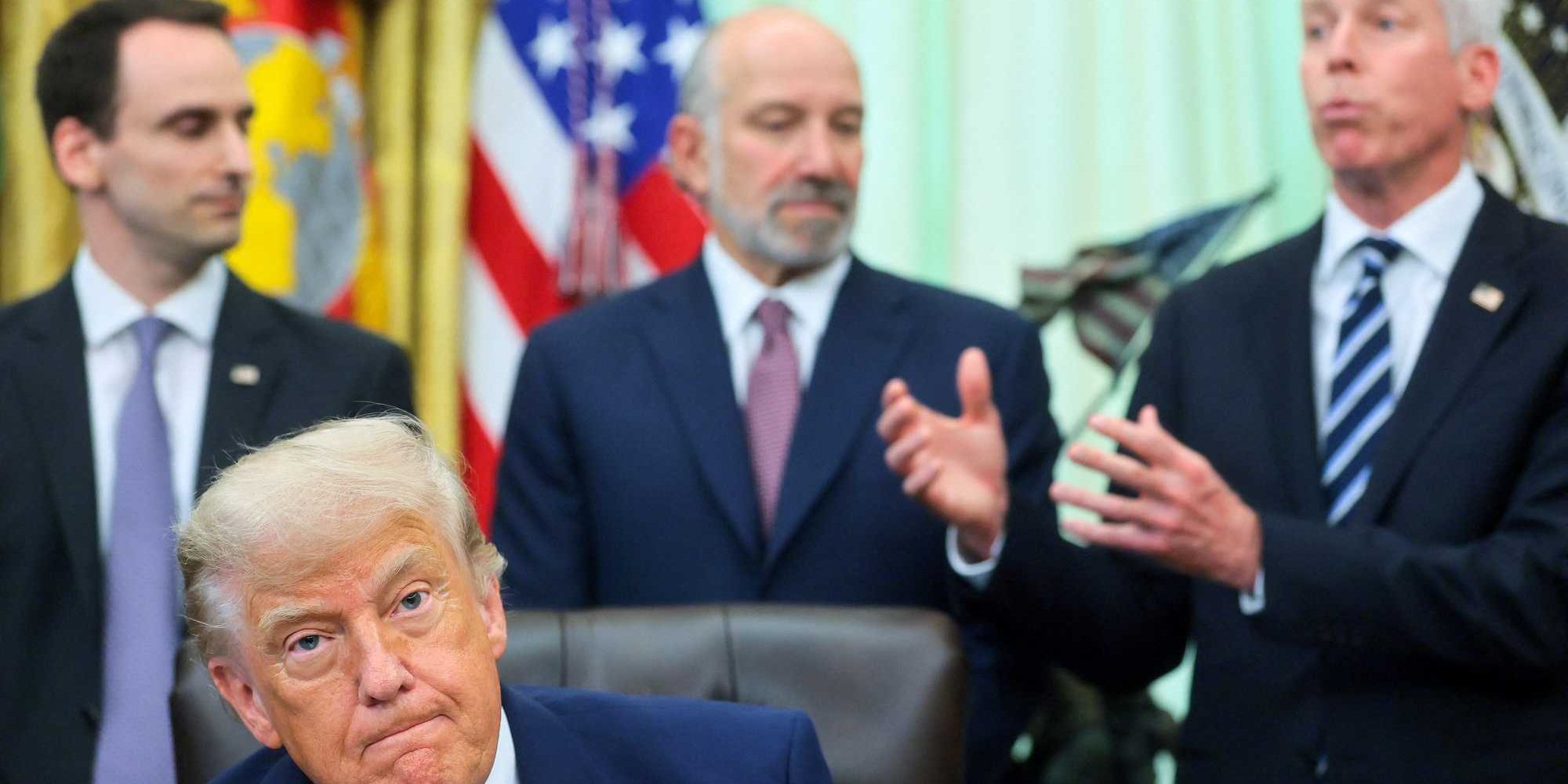 He out !: Top Trump official taunted after rare on - air admission