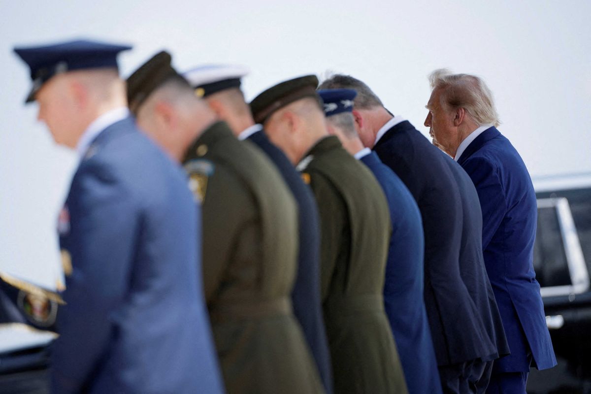 'Words in their dead mouths': Rage mounts as Trump accused of exploiting fallen soldiers
