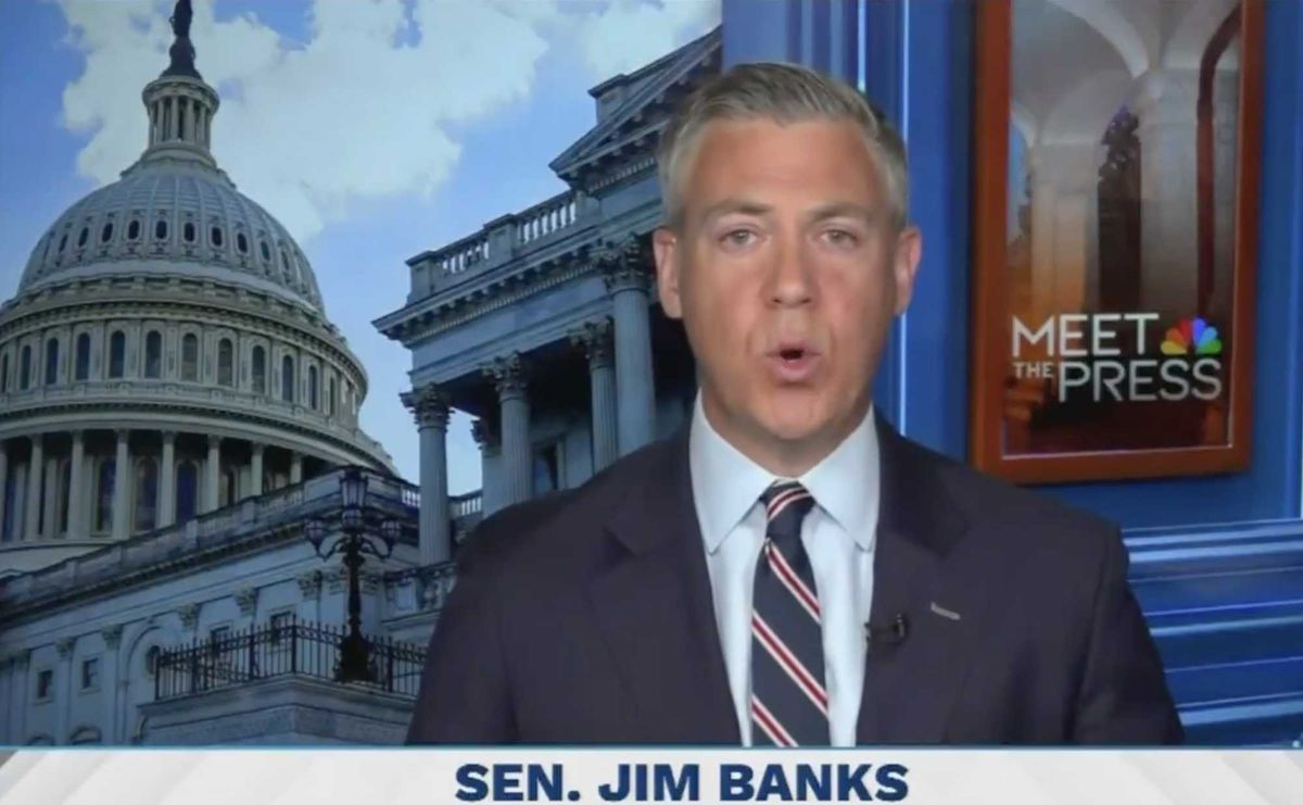 MAGA senator caught in 'blatant lie' as he puckers up to President Trump