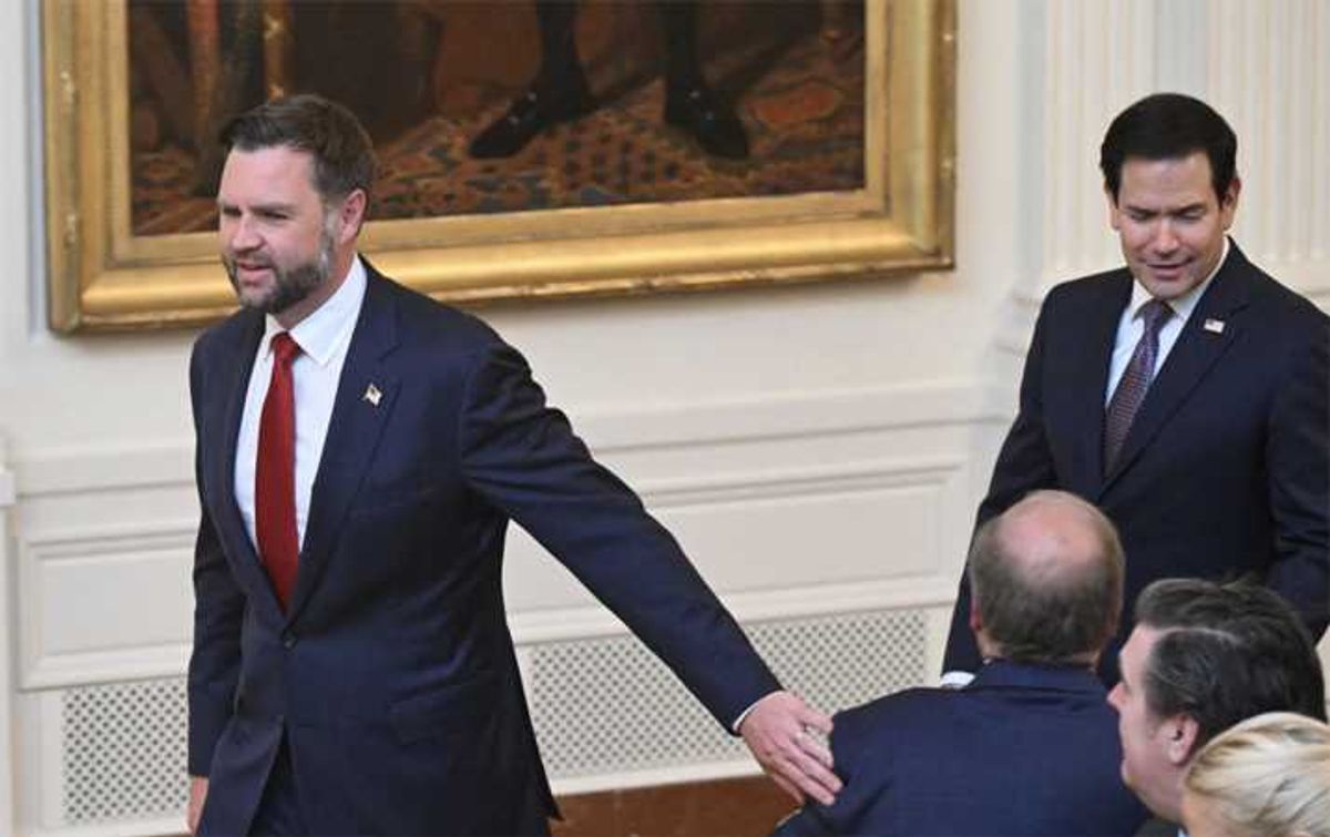 Trump world 'rolls its eyes' as right-wing star threatens to upend GOP's 2028 plans