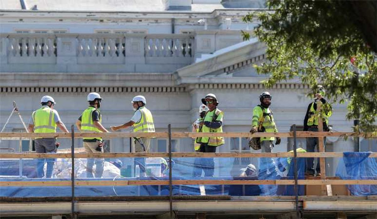 'It's becoming a fortress': New White House construction changes trigger major alarm
