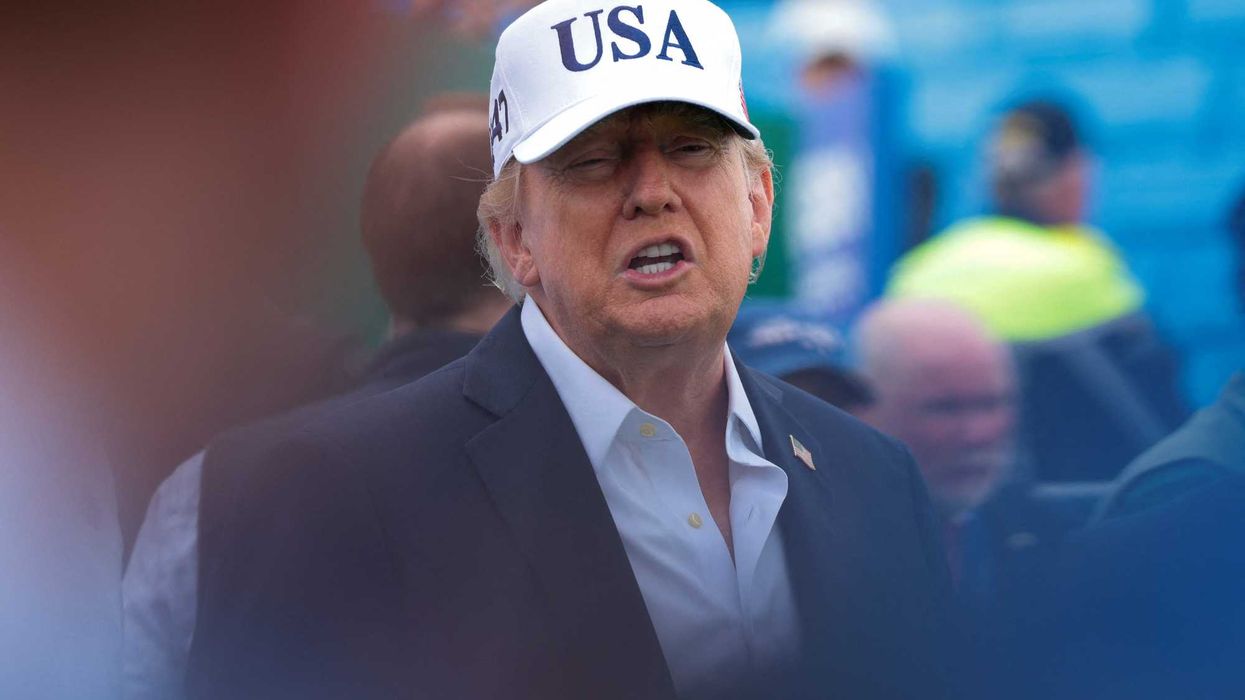 Trump dodges question on Irish protests with bizarre 'compliment' to female reporter