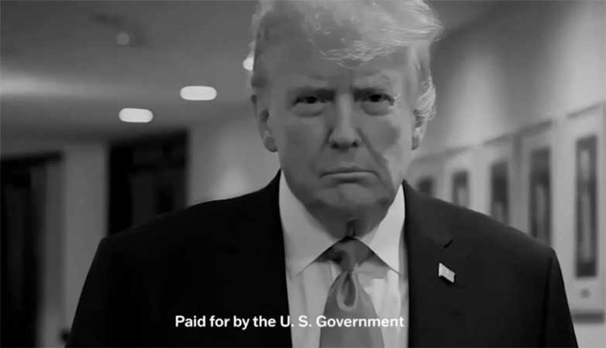 'This is bad': Enormous blunder spotted in Trump's 'taxpayer-funded' ad