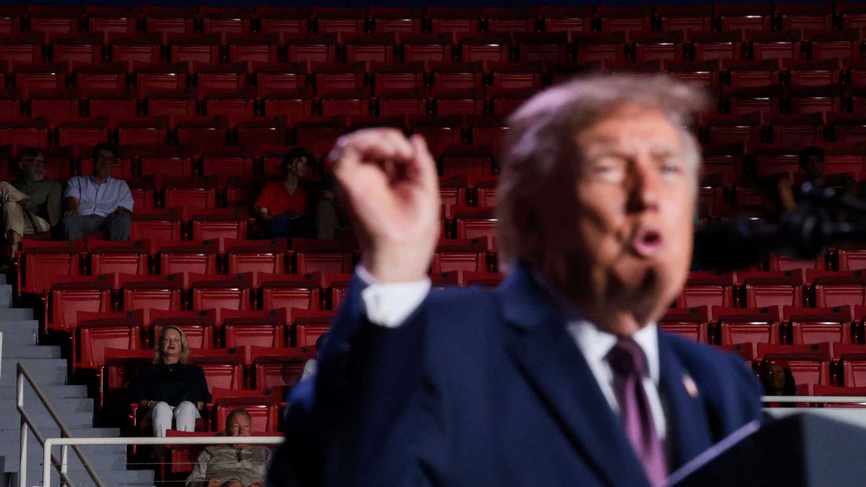Empty seats at Trump's 'low energy' rally 'in solidly Republican' area exposed by reporter