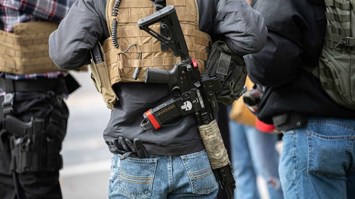 A little girl's pajama party got invaded by armed vigilantes in Trump's mail-in voting war