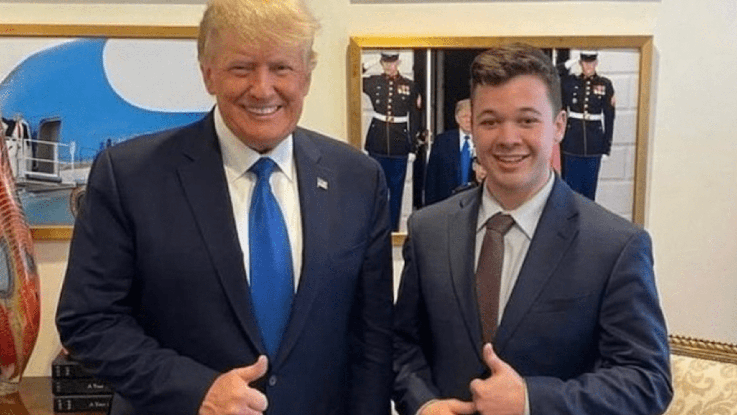 Trump welcomes 'nice young man' Kyle Rittenhouse to Mar-a-Lago in wake of murder trial