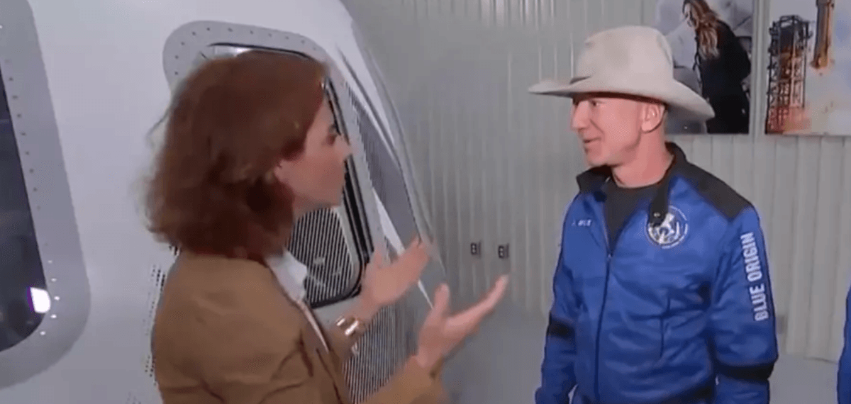 'Toxic nonsense': Jeff Bezos' message after returning from space makes progressives cringe