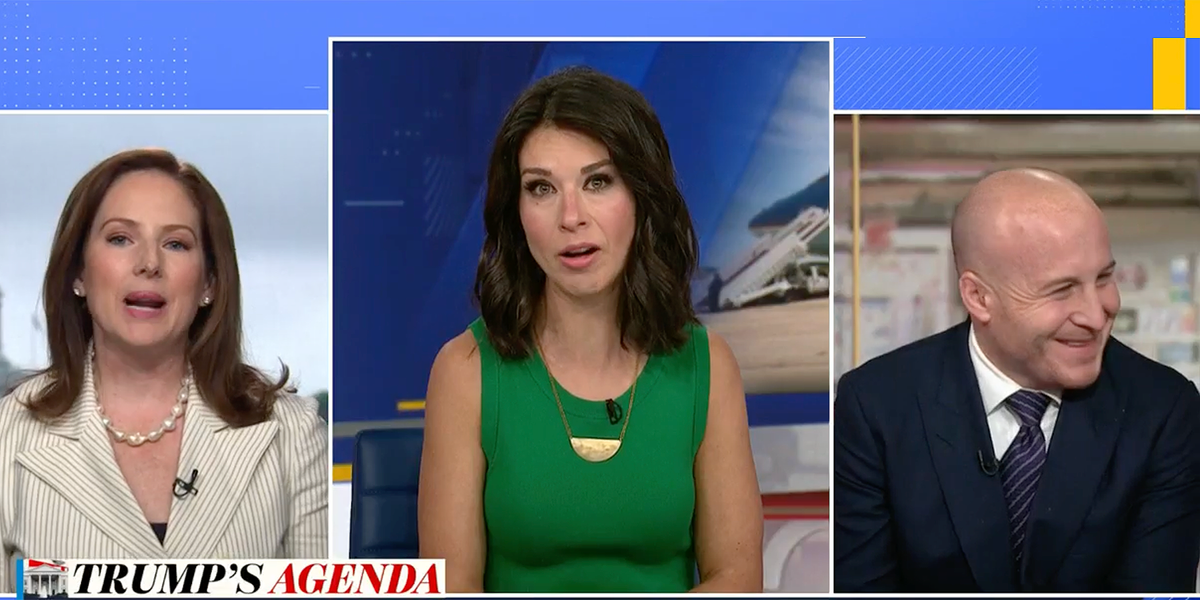Centrist prompts laughter when she compares Trump's Qatari plane to getting a free puppy