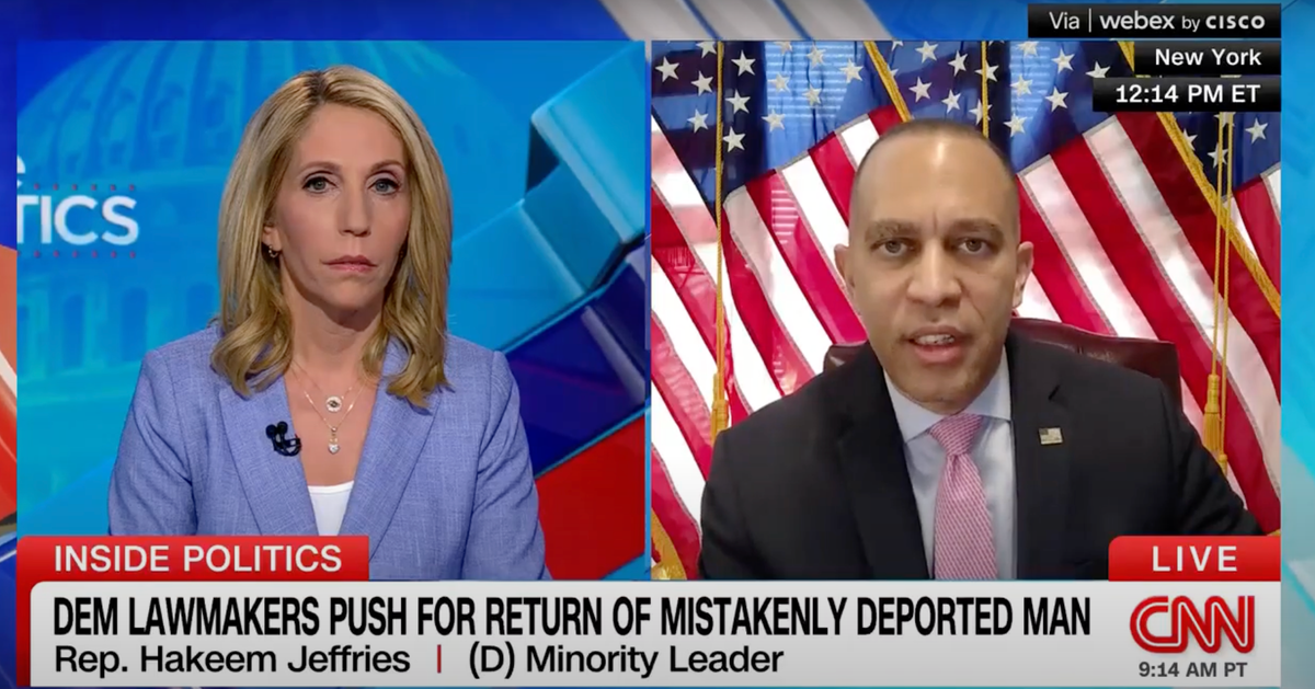 'I said it was!' Leading Dem snaps as CNN's Dana Bash grills over 'constitutional crisis'