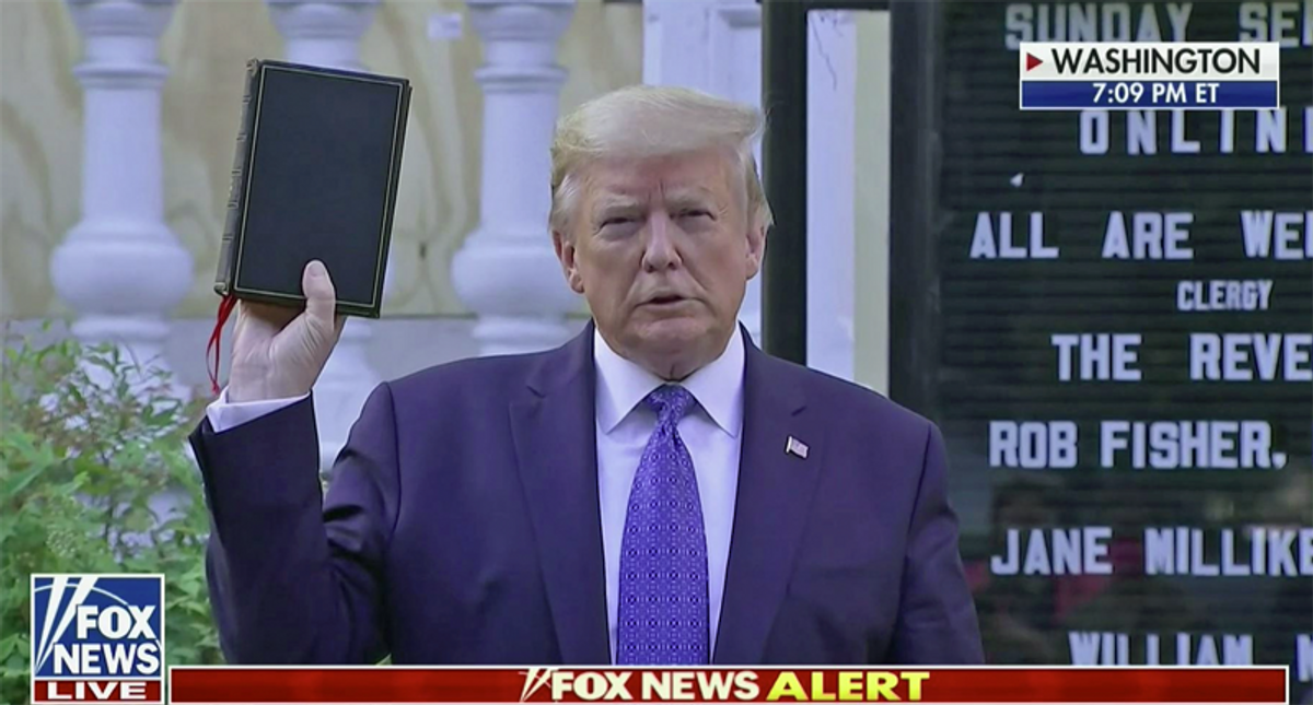 'Building plans': Trump has a new excuse for what he was really showing people at Bedminster