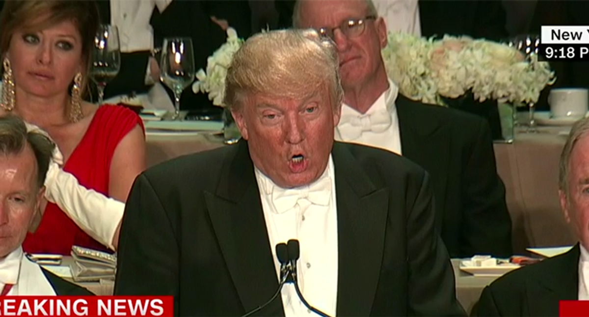 'We live rent-free!' The View hosts mock Trump over attack on them at Catholic dinner