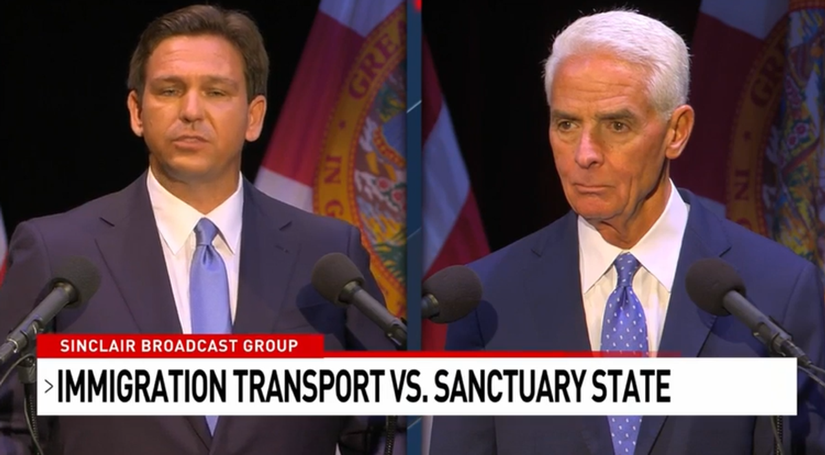 Crist pummels DeSantis’ ‘culture war’ policies during governor’s race debate