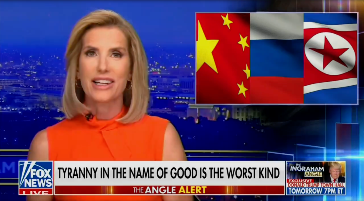'Textbook fascism': Laura Ingraham brutally fact checked for 'iron fist' Trump defense