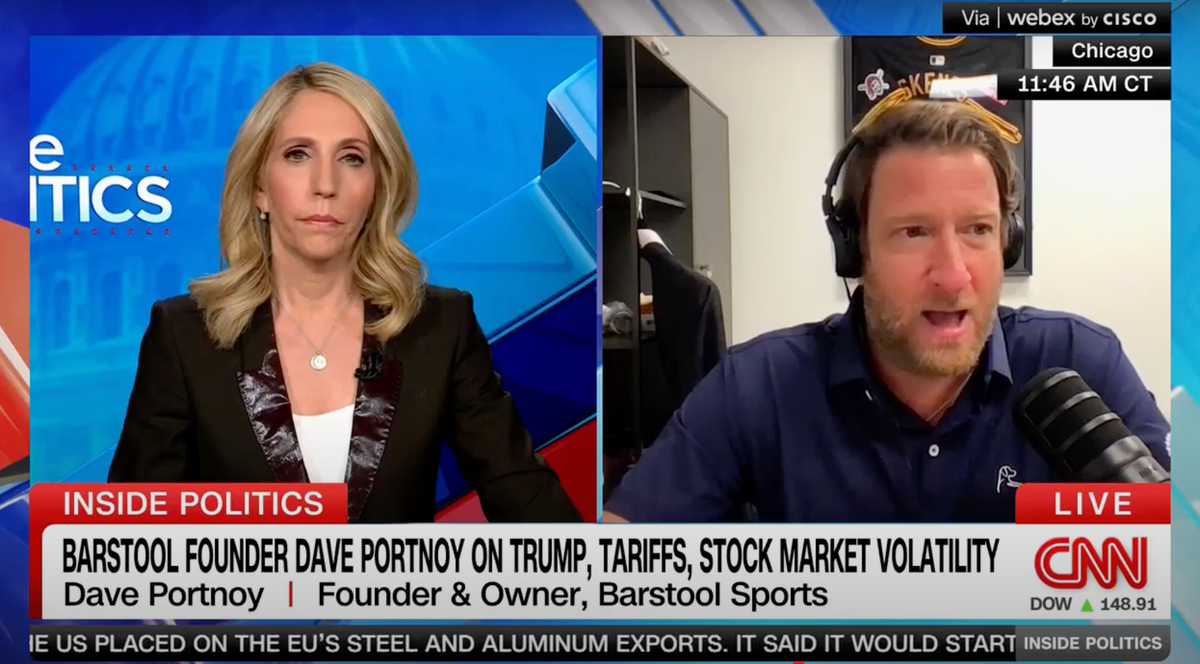 'Nobody's going to stomach that': Major supporter Dave Portnoy sounds warning for Trump