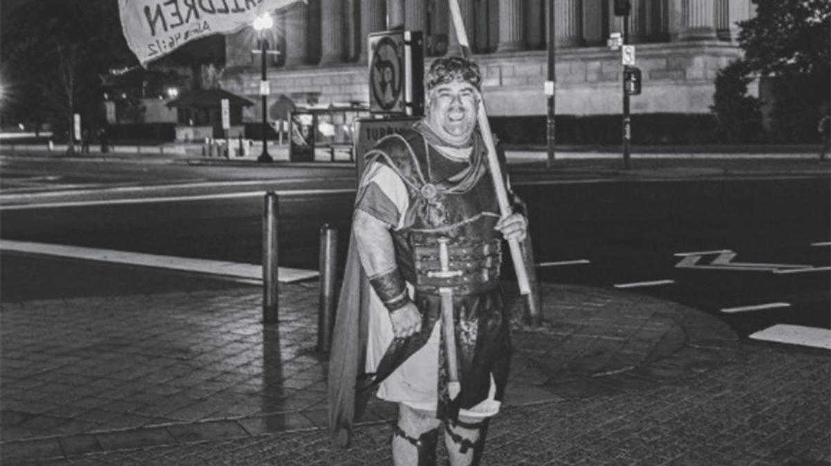 Feds arrest Trump fan who attended MAGA riot in Gladiator gear -- and bragged about it on camera to his mom