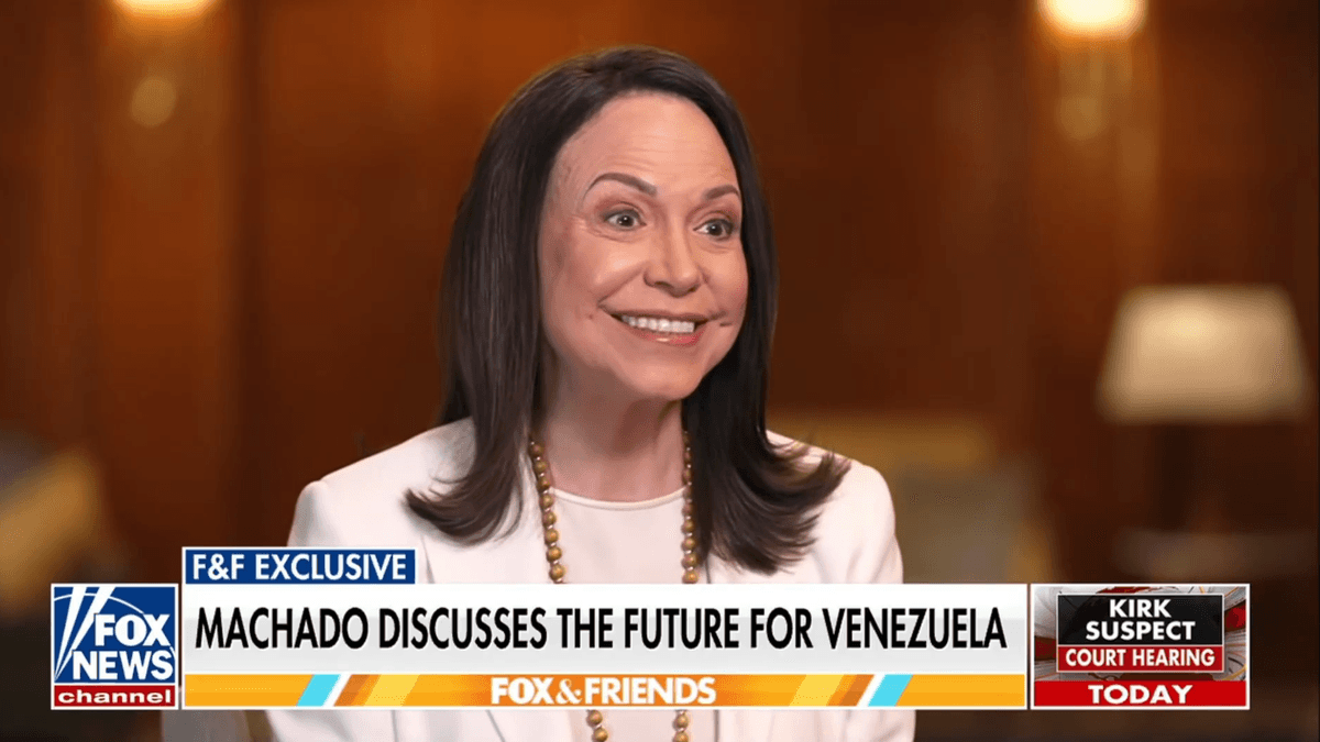 Venezuelan figure fawns over Trump on Fox News amid hope to become 'first woman president'