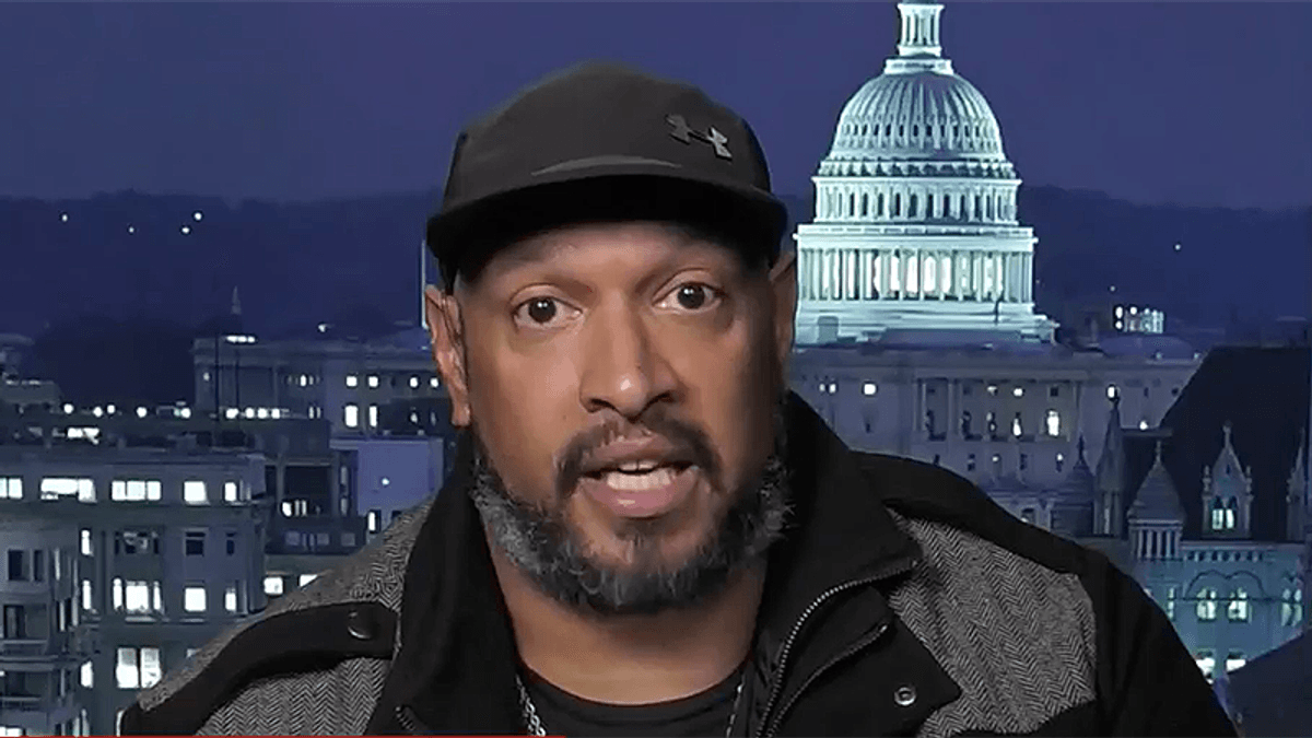 Officer gets emotional talking about racist attacks from Capitol 'terrorists' who were 'there to cause harm'