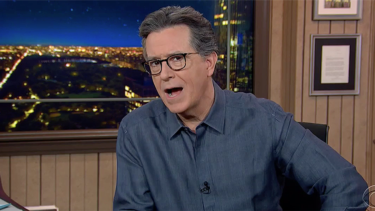Furious Stephen Colbert unleashes on ‘gun fetishists’ like Republican Lauren Bobert