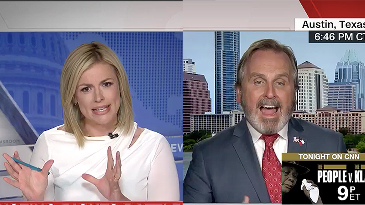 Texas Republican goes down in flames against CNN host after trying to justify voter suppression