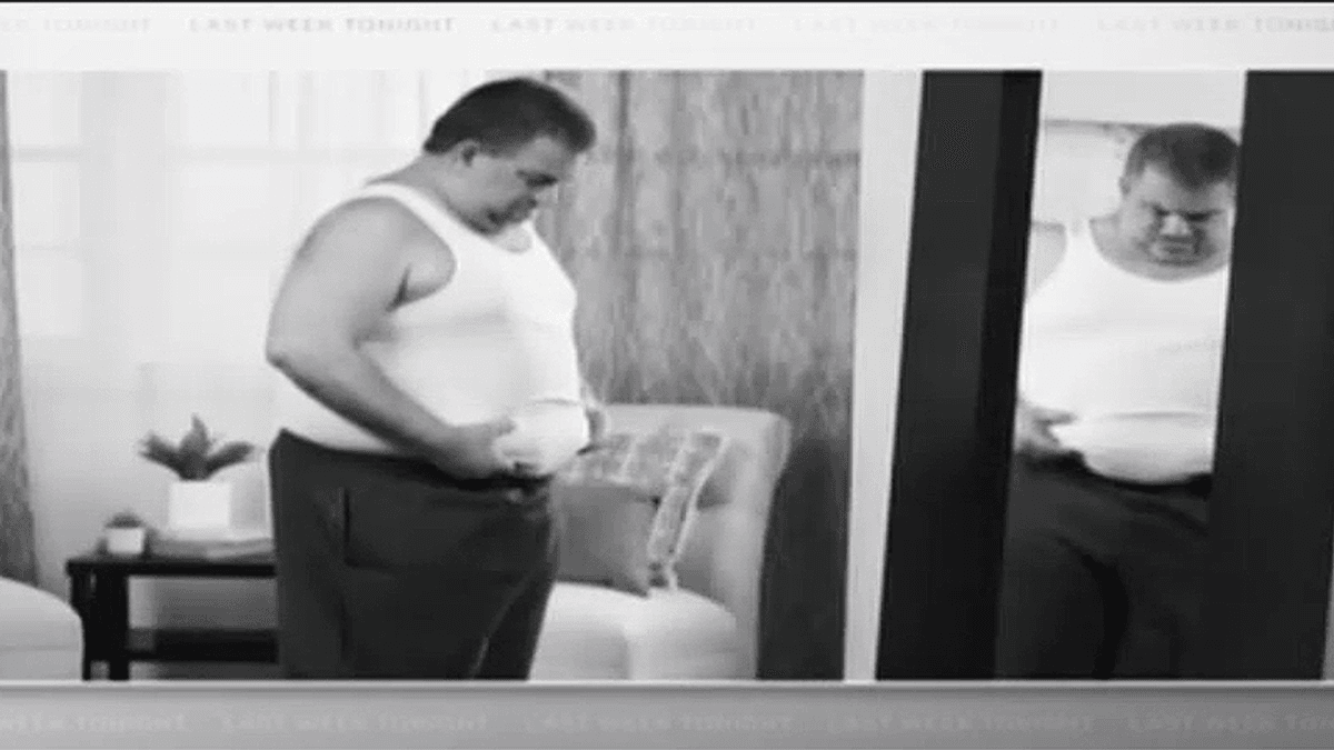 Fox News' slate of commercials targeting fat, bald, impotent men gets the John Oliver treatment