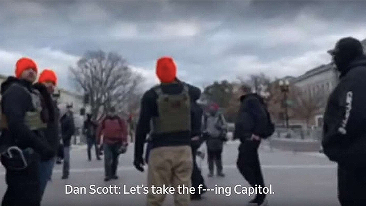 Proud Boy Dan 'Milkshake' Scott arrested after assaulting police at Capitol