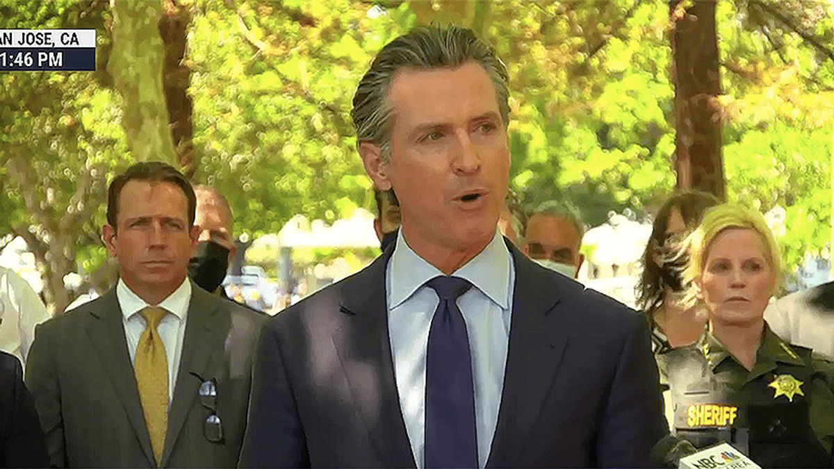 Furious California governor loses it after latest mass shooting: 'What the hell is wrong with us?'