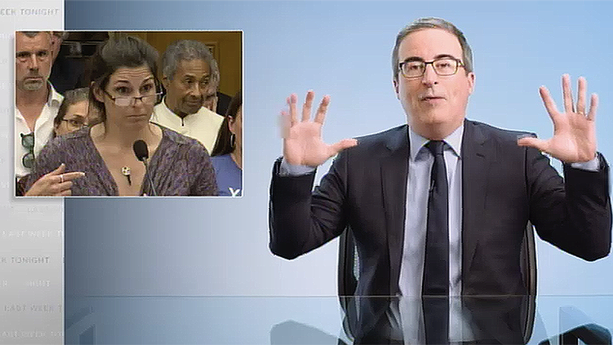 'People are sometimes sticky': John Oliver explains to magnetic vaccine nuts why keys stick to them