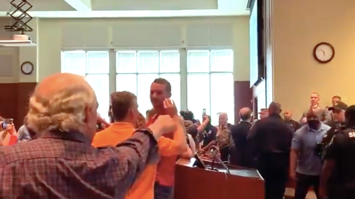 WATCH: Angry conservatives erupt in violence over Fox-hyped anti-racism lessons