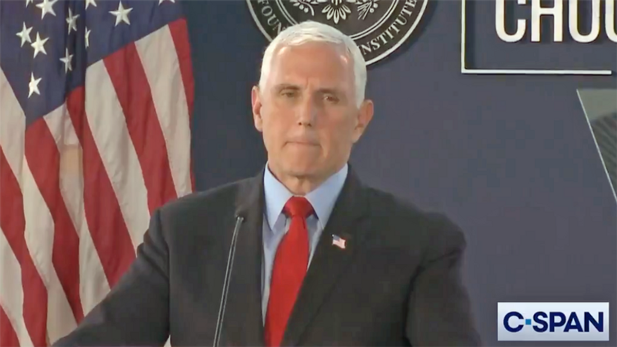 Mike Pence breaks with Trump, wants GOP to be 'the party of the Constitution'
