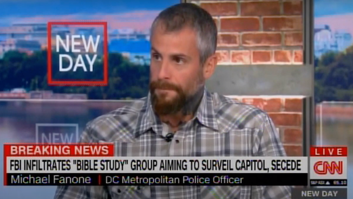 Injured Capitol officer blasts Trump for inspiring political violence after FBI infiltrates militant ‘Bible study’ group