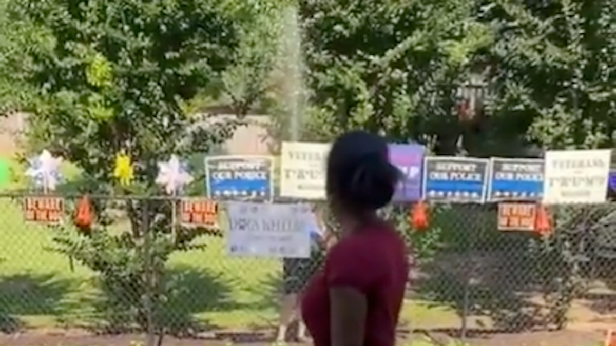 WATCH: Trump supporter sprays Black woman with water hose in viral TikTok video