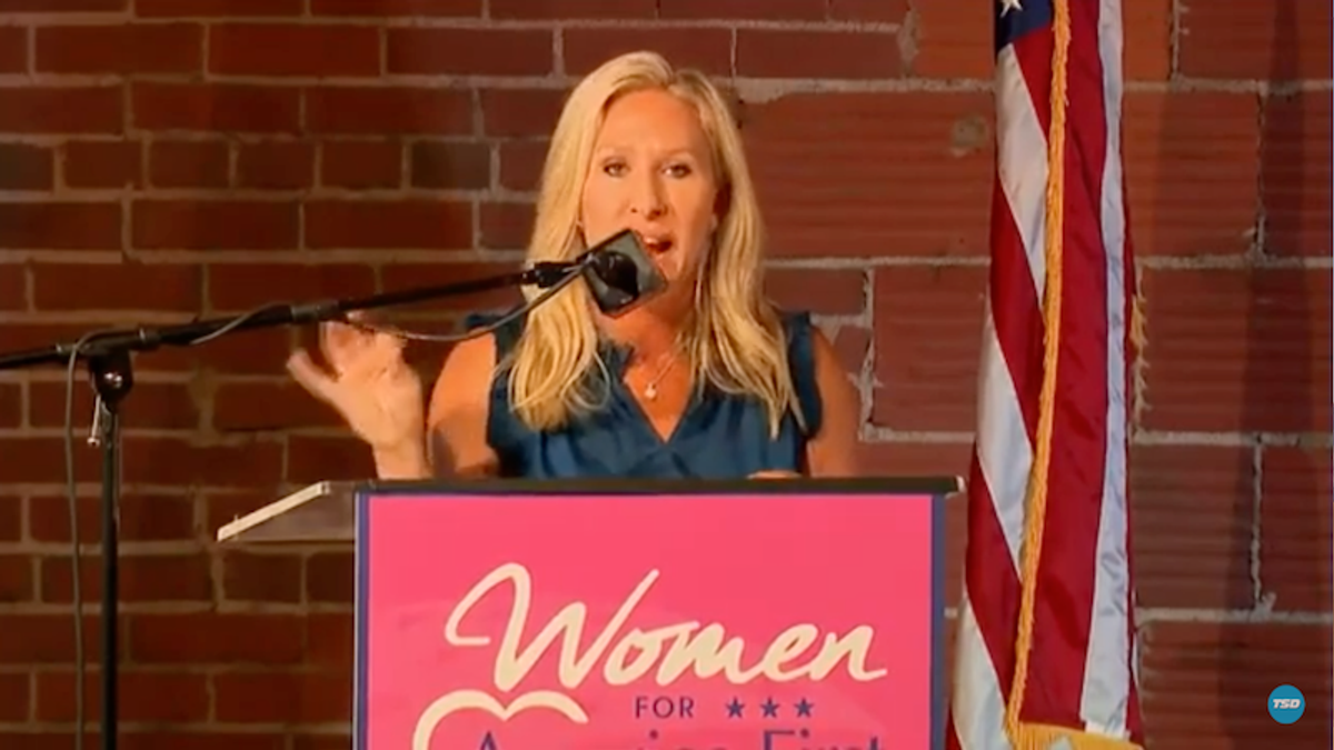 WATCH: Marjorie Taylor Greene absurdly rants 'there were no court cases' challenging 2020 election results