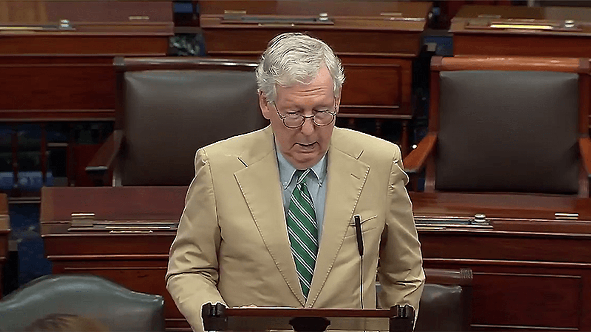 'You aren't voting for it anyway': Mitch McConnell trashed for stopping debate on the infrastructure bill