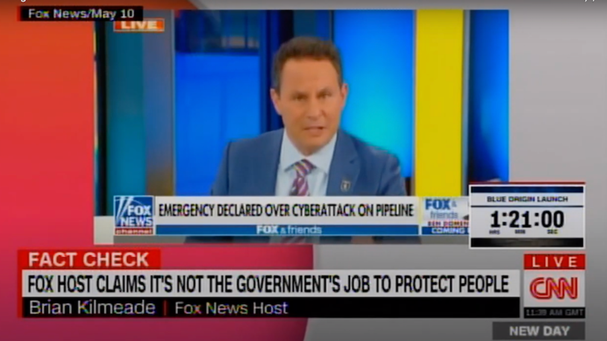 CNN hosts slam Fox News' Brian Kilmeade for vaccine hypocrisy and 'the BS that his colleagues dish out nightly'