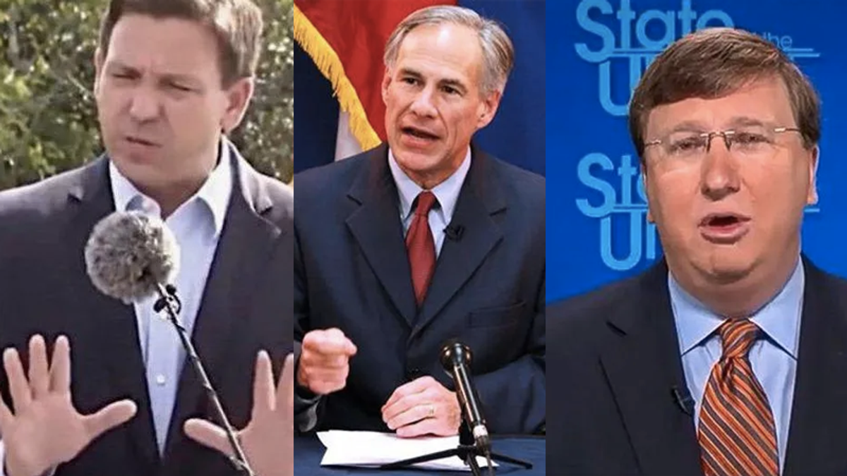 GOP governors are now at risk of becoming the faces of the deadly COVID delta surge: report