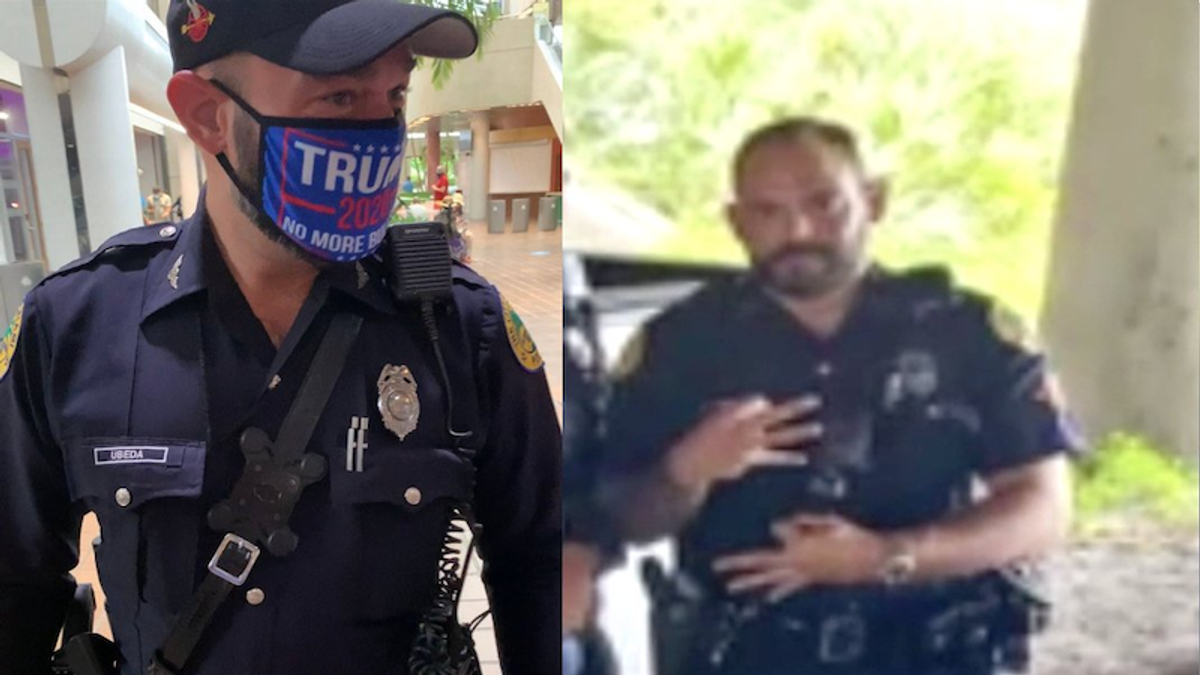 Trump-loving Miami cop suspended after being accused of using 'white power' hand gesture